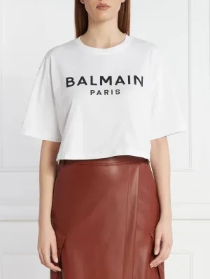 Balmain T-shirt CROPPED | Regular Fit