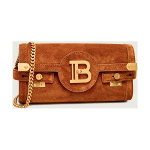 Balmain Torebka na ramię | zamsz