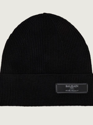 Balmain Wełniana czapka czarny