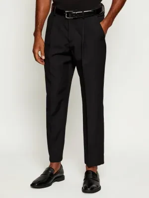 Balmain Wełniane spodnie chino | Straight fit