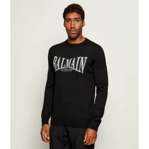 Balmain Wełniany sweter | Classic fit