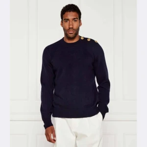 Balmain Wełniany sweter | Regular Fit | z dodatkiem kaszmiru