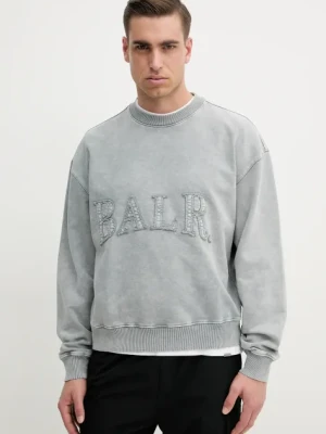 BALR. bluza bawełniana męska kolor szary gładka B1262.1093