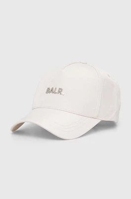 BALR. czapka z daszkiem Q-Series kolor beżowy z aplikacją B6110 1059