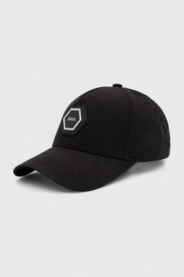 BALR. czapka z daszkiem Hexline kolor czarny z aplikacją B6110 1062
