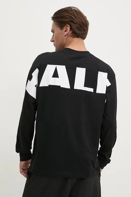 BALR. longsleeve bawełniany Game Day kolor czarny z nadrukiem B1111 1058