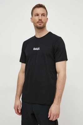 BALR. t-shirt bawełniany BALR. Glitch męski kolor czarny z nadrukiem B1112 1243