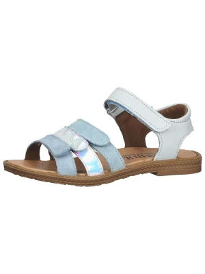 bama Skórzane sandały w kolorze błękitnym rozmiar: 32