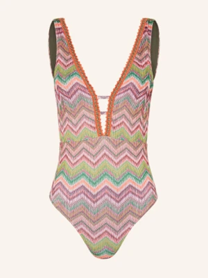 Banana Moon Couture Strój Kąpielowy Nassiba Inaya Z Błyszczącą Przędzą lila