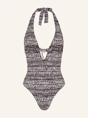 Banana Moon Couture Strój Kąpielowy Wiązany Na Szyi Mirage Klokoa Z Błyszczącą Przędzą schwarz
