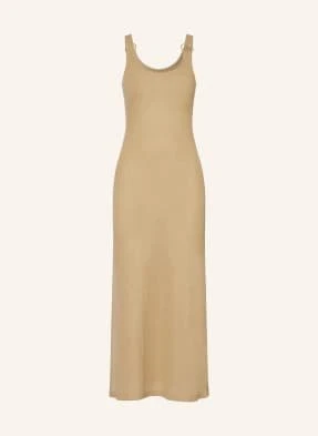 Banana Moon Couture Sukienka Plażowa Goldenrib Amiva Z Błyszczącą Przędzą beige