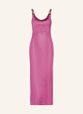 Banana Moon Couture Sukienka Plażowa Goldenrib Amiva Z Błyszczącą Przędzą lila