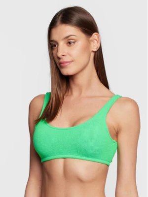 Banana Moon Góra od bikini Justin Scrunchy JAA47 Zielony