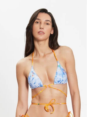 Banana Moon Góra od bikini Twisto Smiledye LJT56 Niebieski