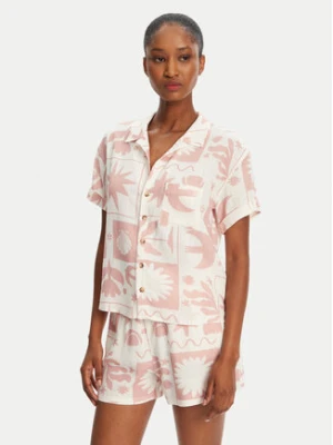 Banana Moon Koszula Taylor Floreal MHW03 Różowy Loose Fit