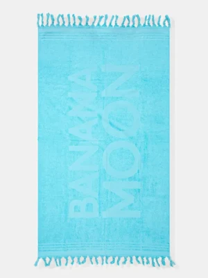 Banana Moon ręcznik bawełniany Towely kolor turkusowy POPSY.TOWELY