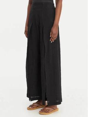 Banana Moon Spodnie materiałowe Stefa Cameron MWW01 Czarny Regular Fit