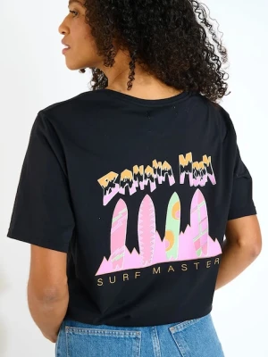 Banana Moon t-shirt bawełniany Urbana damski kolor czarny CRISP.URBANA