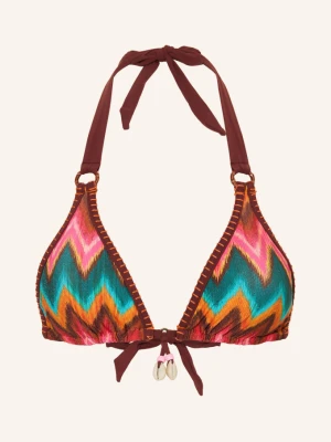 Banana Moon Top Bikini Typu Trójkąt Rita Nalika Z Brokatową Przędzą orange żółty