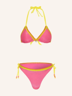 Banana Moon Trójkątne Bikini Blucostora Shin Z Błyszczącą Nicią rosa