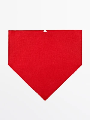 Bandana 100% Kaszmir - Czerwony - Massimo Dutti - Female
