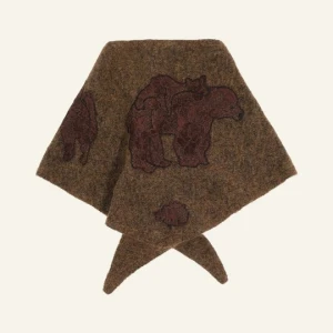 Bandana moher i koronka BIMBA Y LOLA KHAKI
