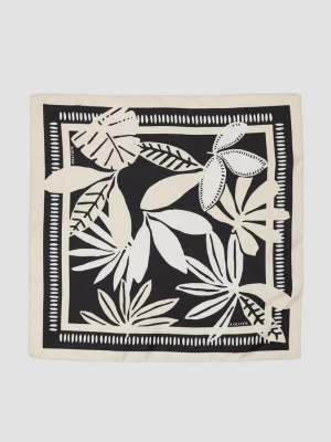 Bandana z grafiką s.Oliver czarny