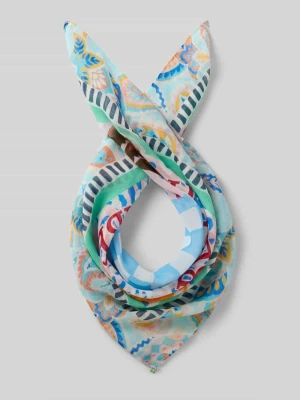 Bandana z kwiatowym nadrukiem na całej powierzchni Codello