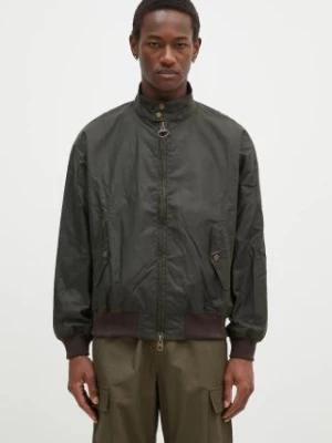 Baracuta kurtka Barbour x Baracut Wax Jacket męska kolor zielony przejściowa oversize BRCPS1093