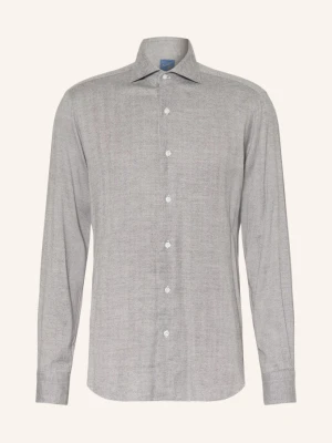 Barba Napoli Koszula O Kroju Slim Fit grau SZARY