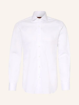 Barba Napoli Koszula O Kroju Slim Fit weiss