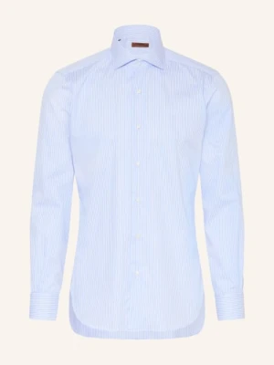 Barba Napoli Koszula Slim Fit blau