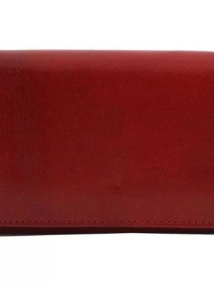 Barberini's - klasyczne portfele damskie - Czerwony Merg