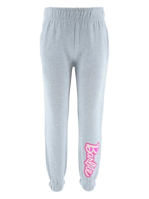 Barbie Spodnie dresowe "Barbie" w kolorze szarym rozmiar: 116