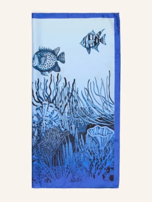 Barbieri Jedwabna Chusta blau