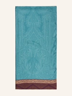 Barbieri Jedwabny Szal blau