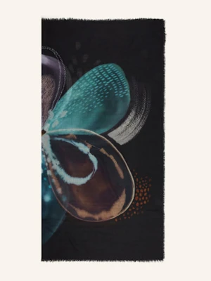 Barbieri Kaszmirowa Chusta schwarz