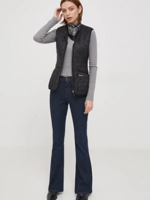 Barbour bezrękawnik Betty Interactive Liner damski kolor czarny przejściowy LLI0001