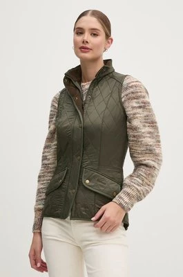 Barbour bezrękawnik Cavalry Quilted Gilet damski kolor zielony przejściowy LGI0016