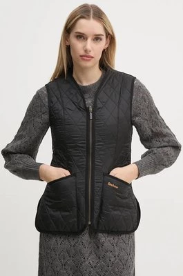 Barbour bezrękawnik Fleece Betty Liner damski kolor czarny przejściowy LLI0003