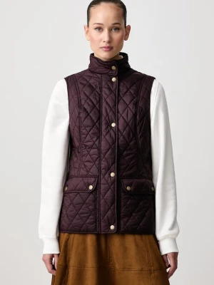 Barbour bezrękawnik damski Otterburn Quilted Gilet bordowy