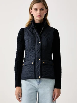 Barbour bezrękawnik damski Wray Quilted Gilet granatowy