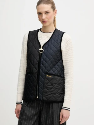 Barbour bezrękawnik Heslerton kolor granatowy przejściowy LGI0215