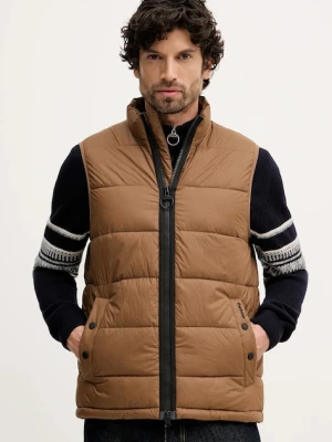 Barbour bezrękawnik kolor brązowy zimowy MGI0307