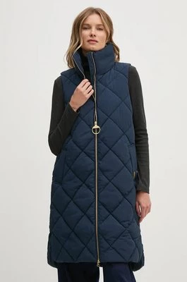 Barbour bezrękawnik Leverton Puffer Gilet damski kolor granatowy zimowy LGI0171