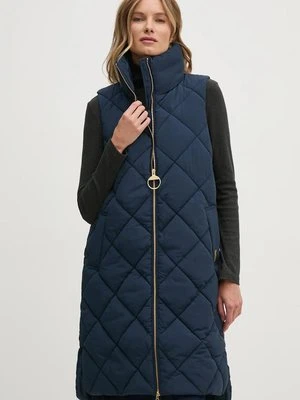 Barbour bezrękawnik Leverton Puffer Gilet damski kolor granatowy zimowy LGI0171