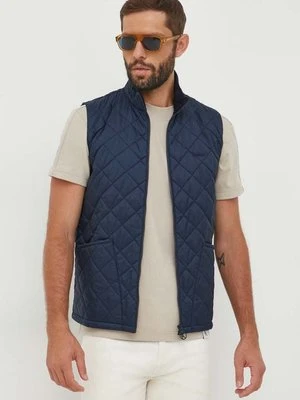 Barbour bezrękawnik Monty Quilted Gilet męski kolor granatowy przejściowy MGI0221