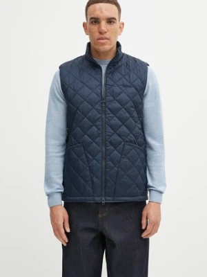Barbour bezrękawnik Monty Quilted Gilet męski kolor granatowy przejściowy MGI0221