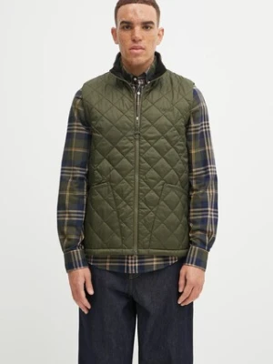 Barbour bezrękawnik Monty Quilted Gilet męski kolor zielony przejściowy MGI0221