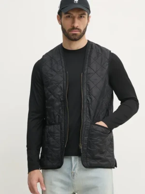 Barbour bezrękawnik Polarquilt Waistcoat/Zip-In Liner męski kolor czarny przejściowy MLI0002